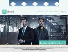 Tablet Screenshot of decasa.tv